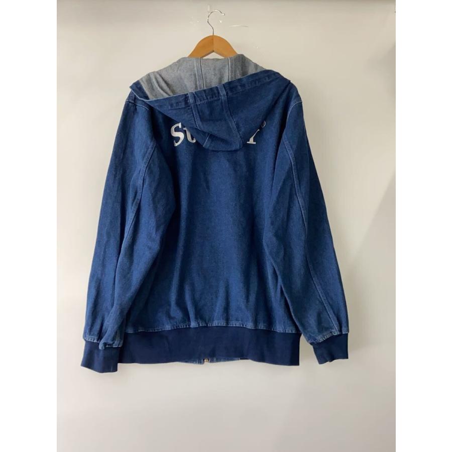 デニム ジップパーカー STUSSY TRIBE STUSSY◇デニムジップパーカー/XL/デニム/IDG/無地// : セカンド