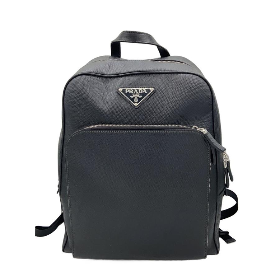 PRADA◇リュック/レザー/BLK/2VZ102 : セカンドストリートYahoo!店