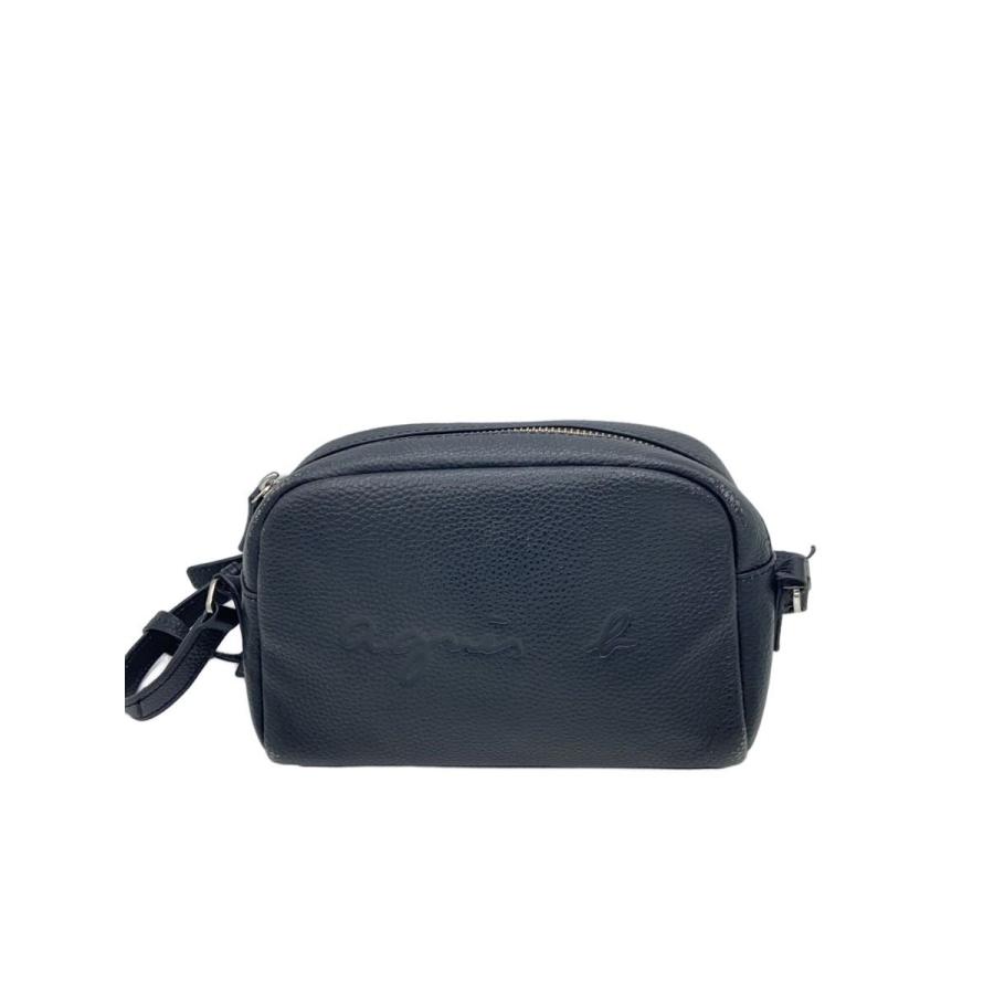 agnes b.◇ショルダーバッグ/レザー/BLK/ns03-03 : セカンドストリート