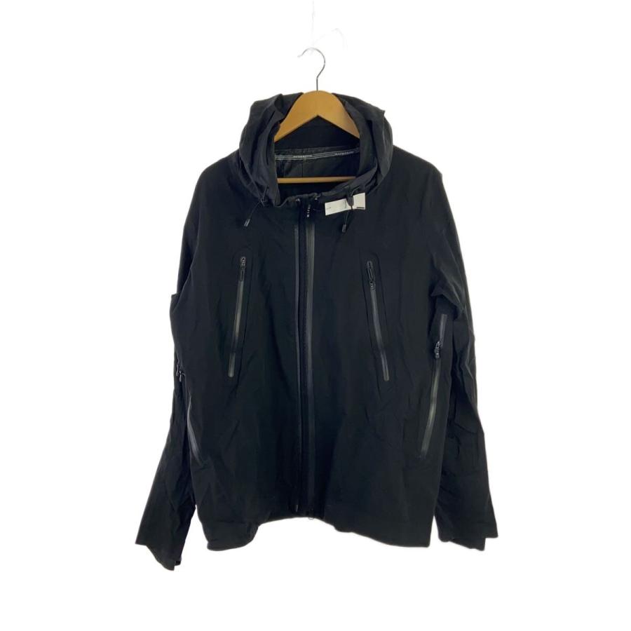 DESCENTE ALLTERRAIN ◇ナイロンジャケット/XO/ナイロン/BLK/無地
