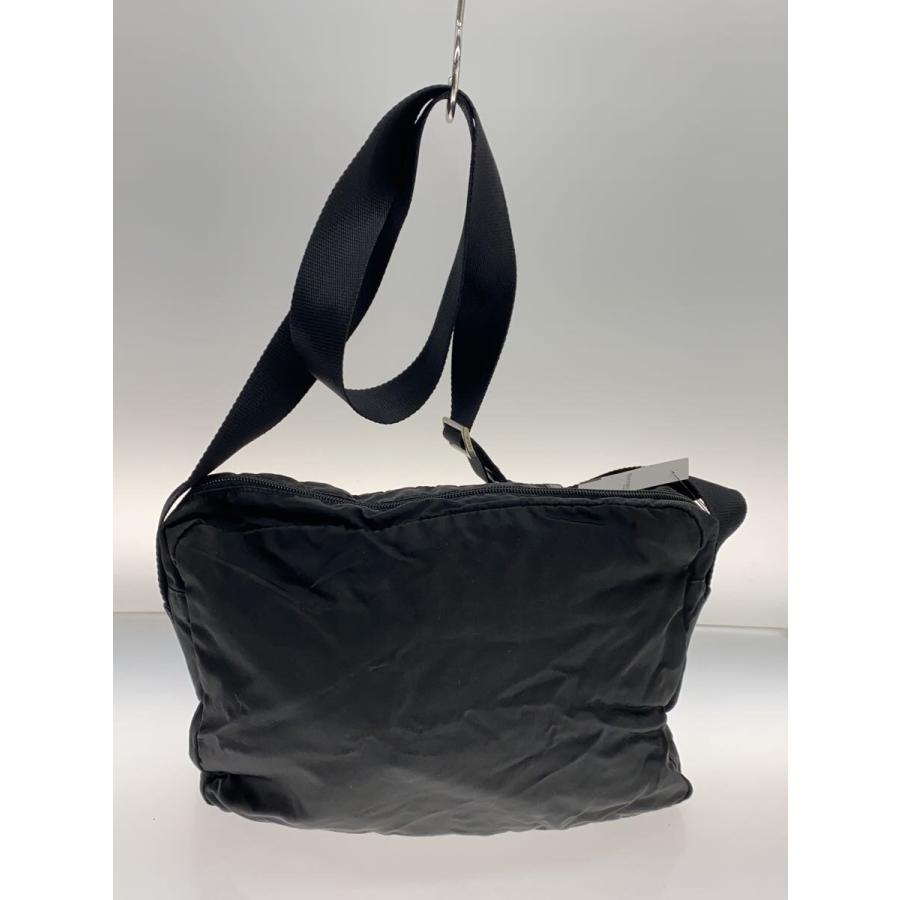 PRADA◇ショルダーバッグ/ナイロン/BLK PRADA◇ショルダーバッグ