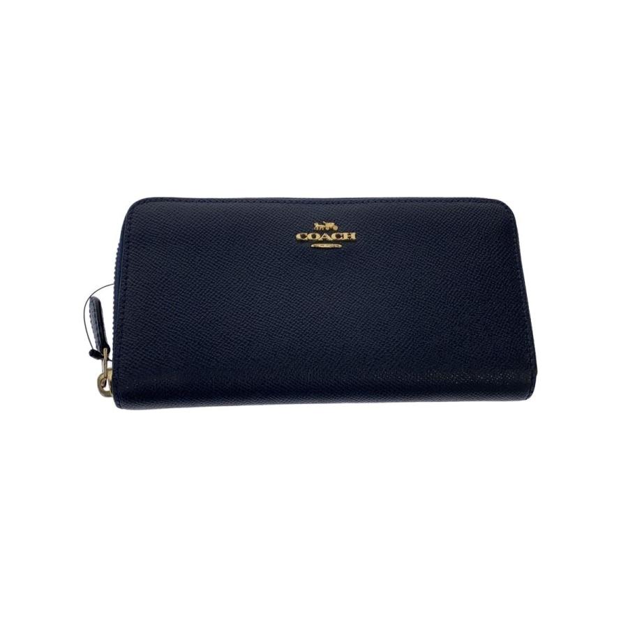 COACH◇長財布/--/NVY/無地/メンズ : セカンドストリートYahoo!店