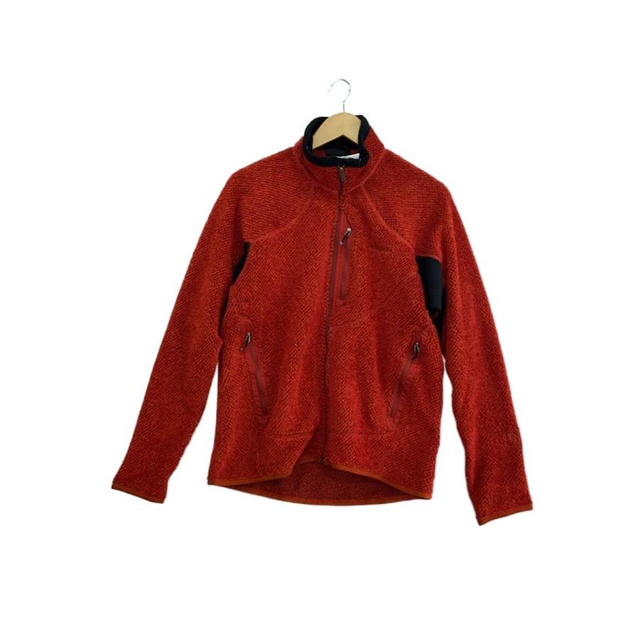 patagonia◇フリースジャケット/S/ポリエステル/RED/無地/25133F4