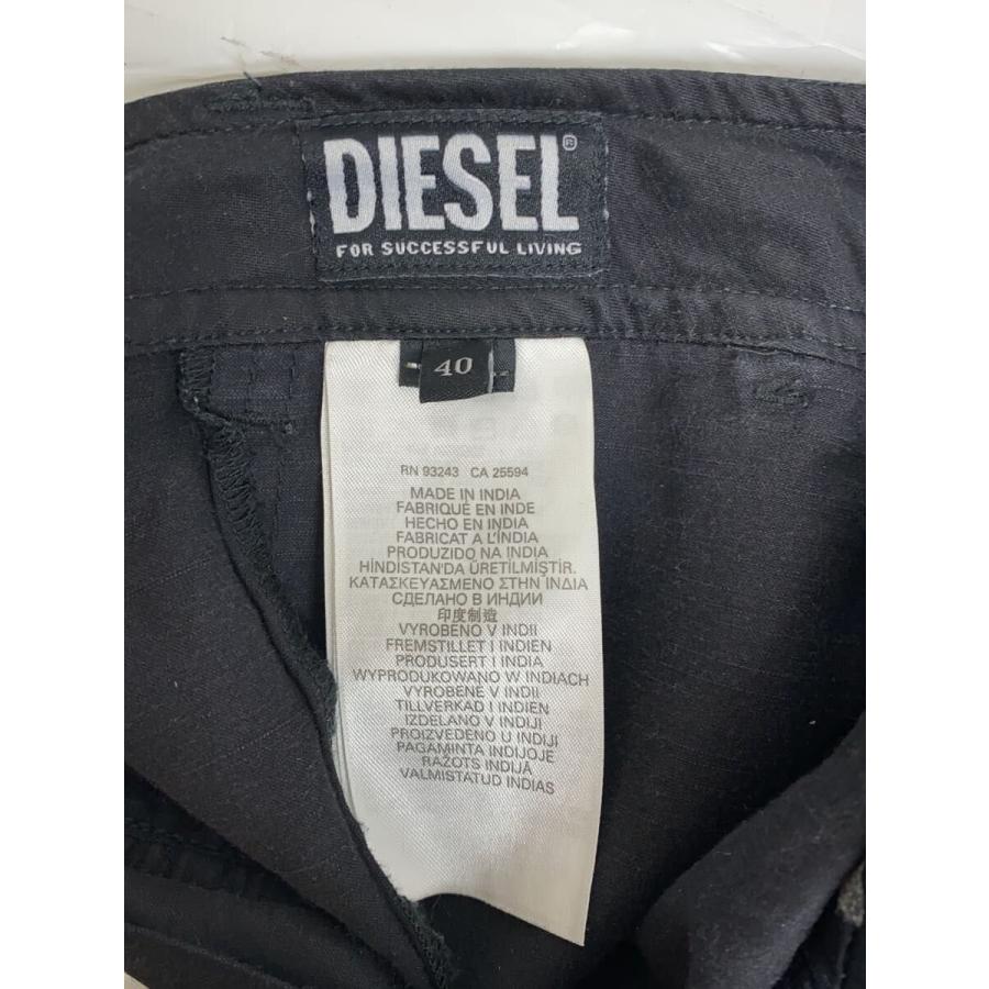 DIESEL◇P-MALVAROSA-NEW/カーゴパンツ/40/コットン/BLK/無地/A12036
