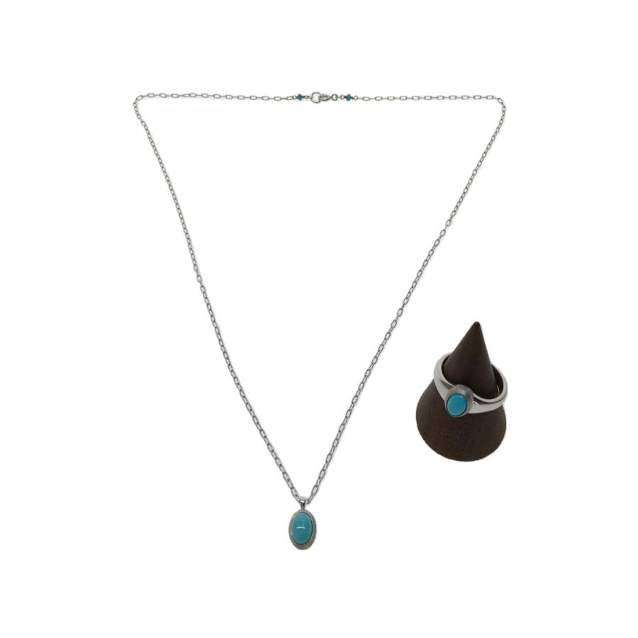 ete◆ターコイズ/ネックレス＆リングセット/アクセサリー/SV925/カラーストーン/SLV/レディース  :2320631572133:セカンドストリートYahoo!店 - 通販 - Yahoo!ショッピング