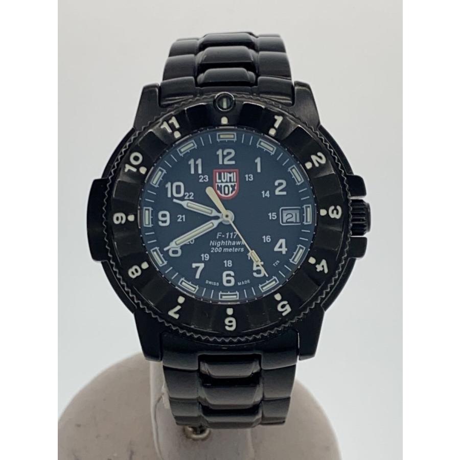 LUMINOX◇クォーツ腕時計/アナログ/ステンレス/BLK/BLK/3400-200 LUMINOX◇クォーツ腕時計/アナログ/ステンレス/BLK/BLK/3400-200