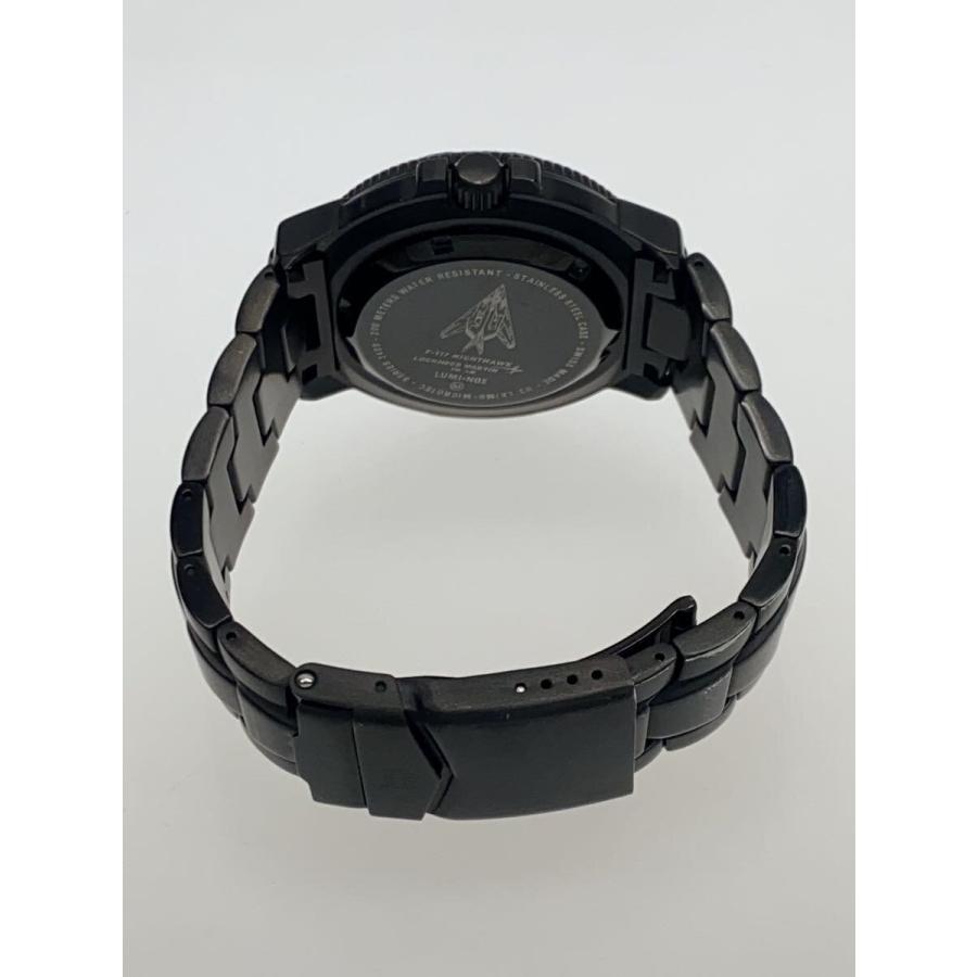 LUMINOX◇クォーツ腕時計/アナログ/ステンレス/BLK/BLK/3400-200 LUMINOX◇クォーツ腕時計/アナログ/ステンレス/BLK/BLK/3400-200