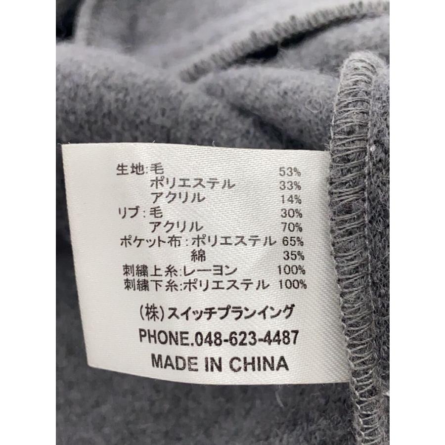 花旅楽団 スカジャン 中古 SCRIPT 花旅楽団 スカジャン XXL ウール GRY