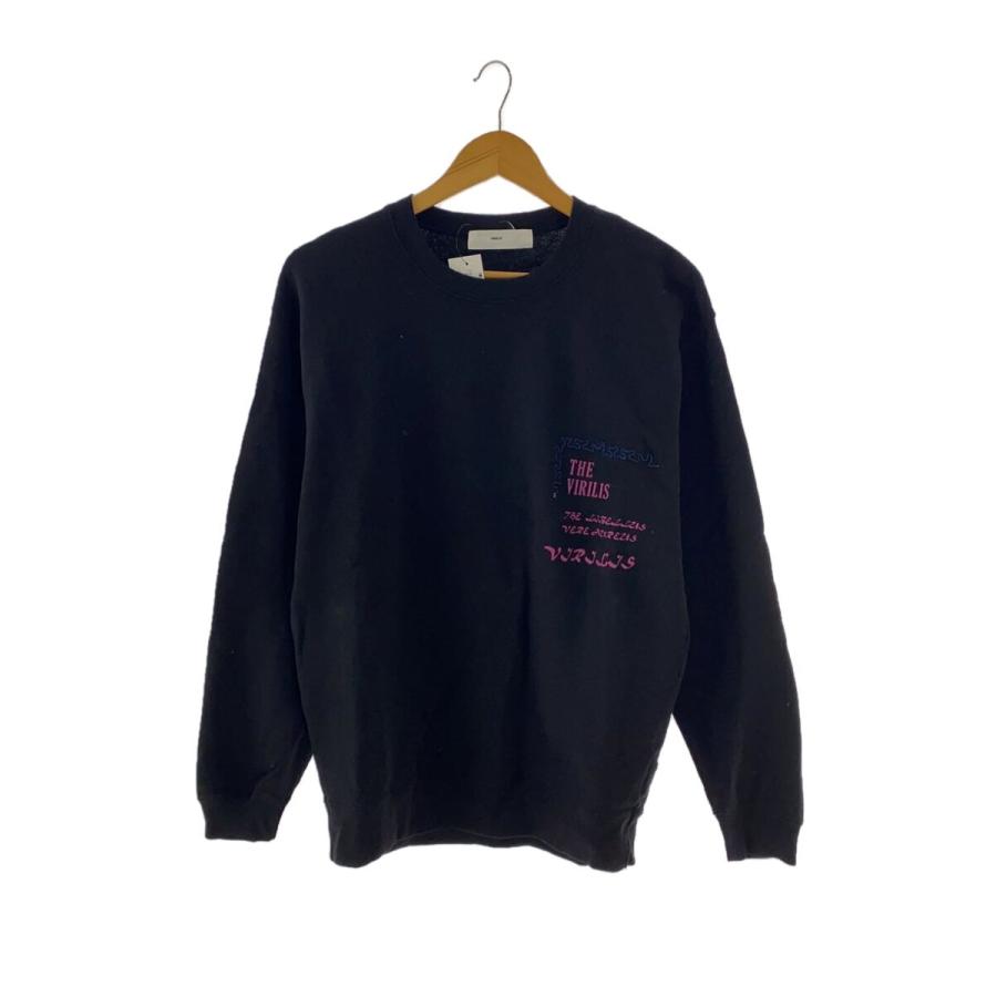 TOGA VIRILIS ARCHIVES◇スウェット/46/コットン/BLK/TV02-JL339