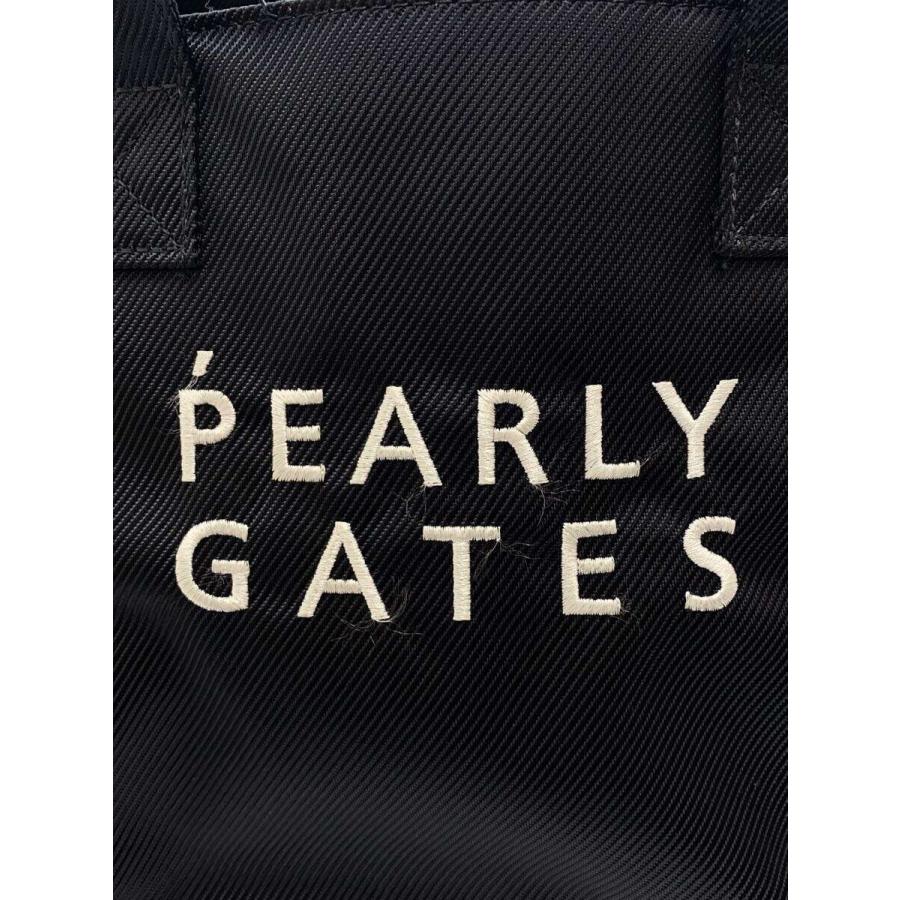 PEARLY GATES◇カートバッグ/トートバッグ/ポリエステル/BLK PEARLY GATES◇カートバッグ/トートバッグ/ポリエステル/BLK