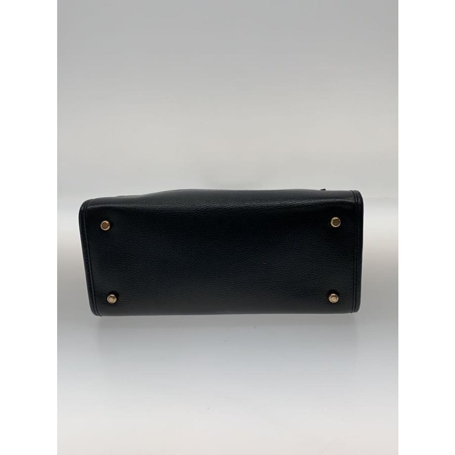 COACH◇デンプシー・キャリーオール_ウィズパッチ/レザー/BLK