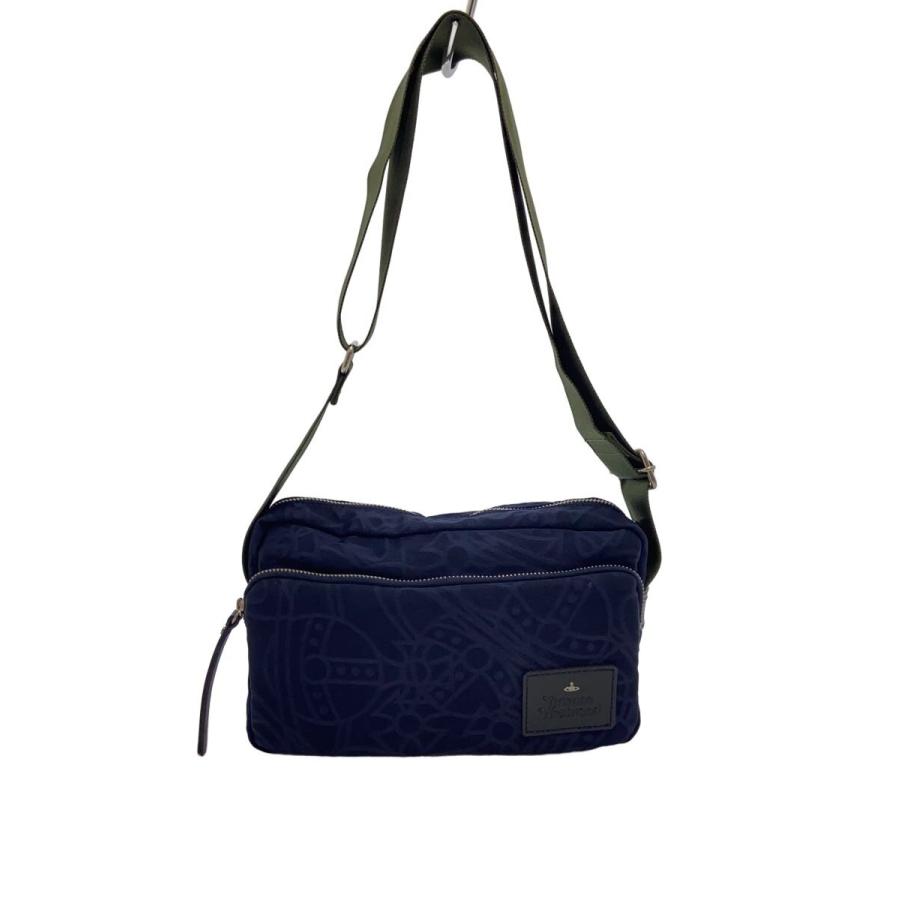 Vivienne Westwood◇ショルダーバッグ/ナイロン/NVY : セカンド