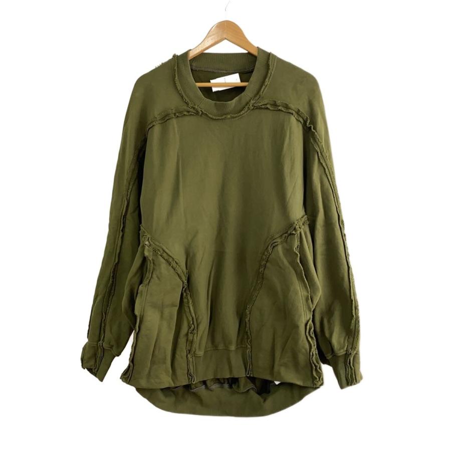 HAMCUS◇GT / ECC LOGISTICS WORK PULLOVER/スウェット/2/コットン/KHK 