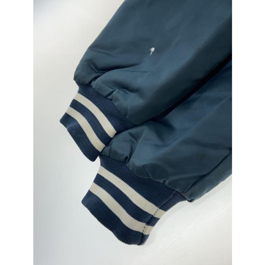 Chalk Line◇90s/ヤンキース/USA製/スタジャン/L/ナイロン/GRY