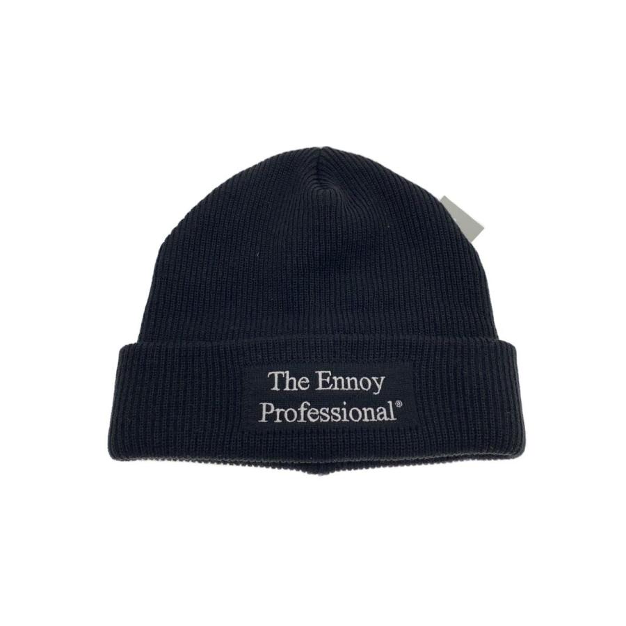 The Ennoy Professional ニットキャップ ブラック the ennoy professional◇KNIT CAP/ニットキャップ/FREE/アクリル/BLK