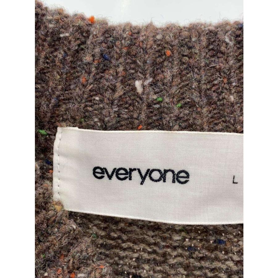 everyone◆ニット・セーター(厚手)/L/ウール/BRW/EV23-KT03//_2