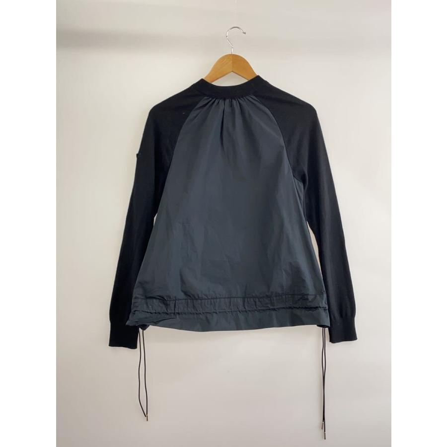 MONCLER◇ニット・セーター(薄手)/S/ウール/BLK/G20939F00009 M1131