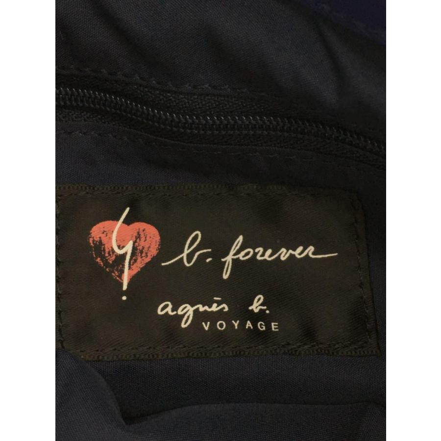 agnes b VOYAGE◆forever/ナイロン×レザートートバッグ/ナイロン/BLU｜ssol-shopping｜05