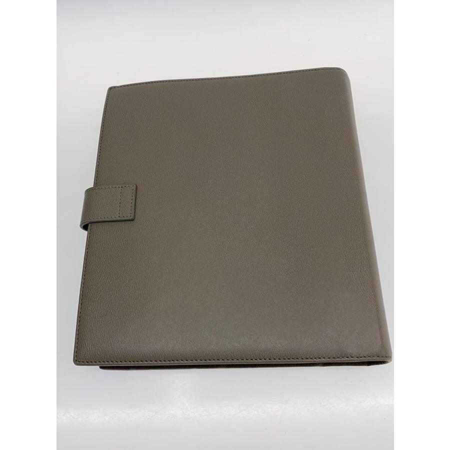 SMYTHSON◆A5ノートホルダー(システム手帳)/レザー/GRY/メンズ｜ssol-shopping｜02