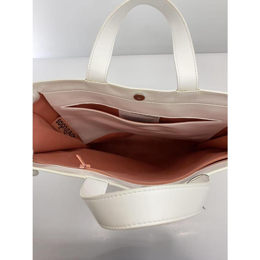 Acne Studios(Acne)◇LOGO SHOPPER NS/トートバッグ/--/WHT/フチ変色有