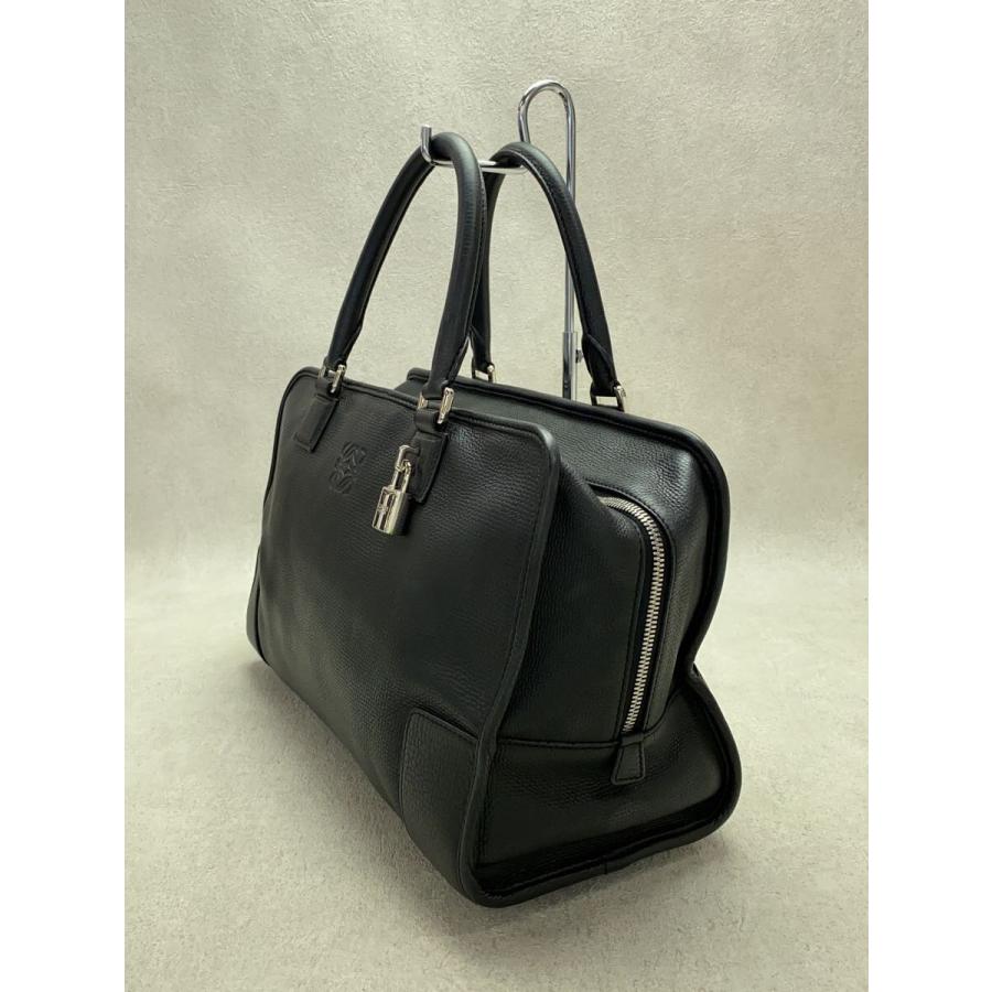 LOEWE◇AMAZONA 36(アマゾナ36) ハンドバッグ/レザー/BLK LOEWE◇AMAZONA 36(アマゾナ36) ハンドバッグ/レザー/BLK