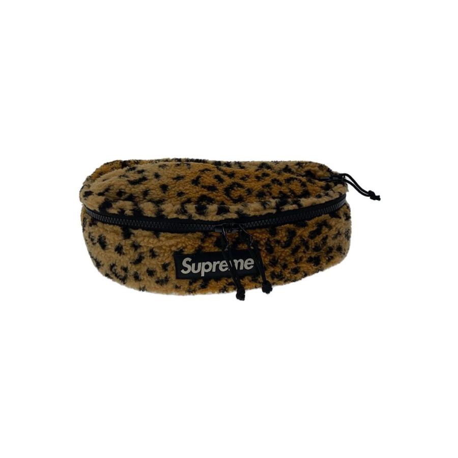 Supreme◇17AW/Leopard Fleece Waist Bag/ウエストバッグ/レオパード 