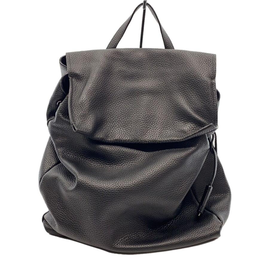 TUMI◇キンベル/リュック/レザー/BLK/734520D/角スレ有 : セカンド