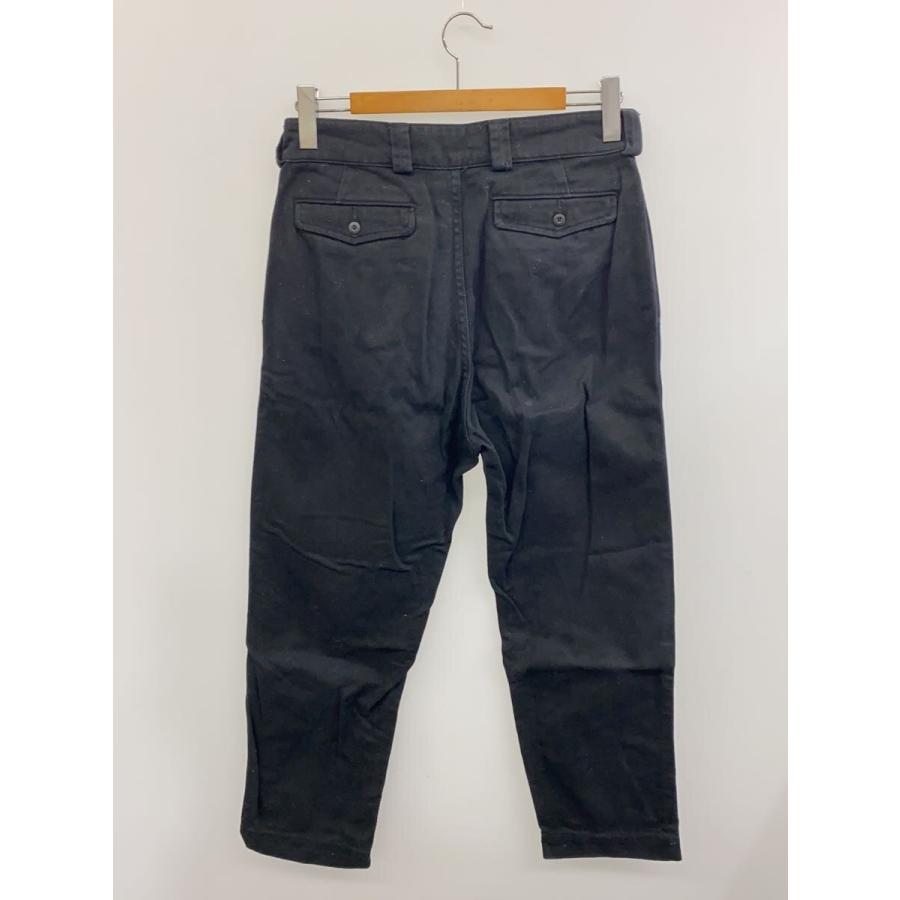 M52 チノ　トラウザー　実物　フランス軍 WAIPER◇フランス軍M52ツータックチノトラウザー/34/コットン/BLK