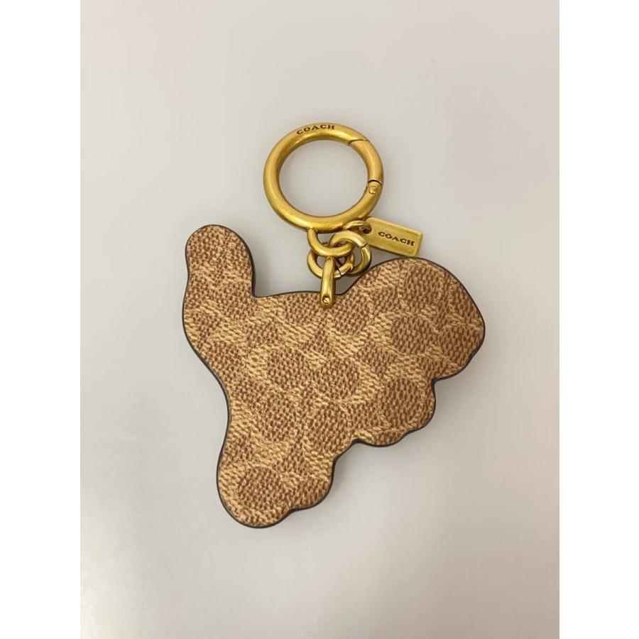 COACH◇レキシー バッグチャーム/レザー/GRN/レディース