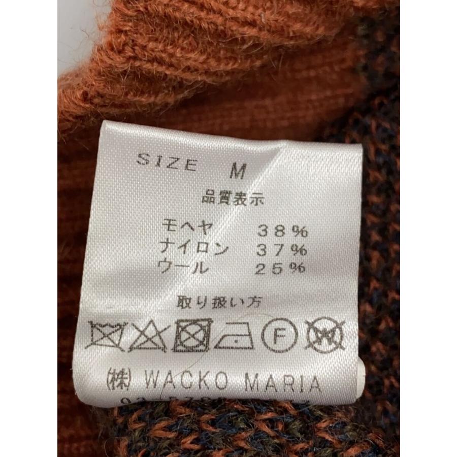 WACKO MARIA◇DIAMOND MOHAIR CARDIGAN/M/モヘア/マルチカラー