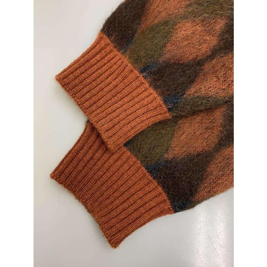 WACKO MARIA◇DIAMOND MOHAIR CARDIGAN/M/モヘア/マルチカラー