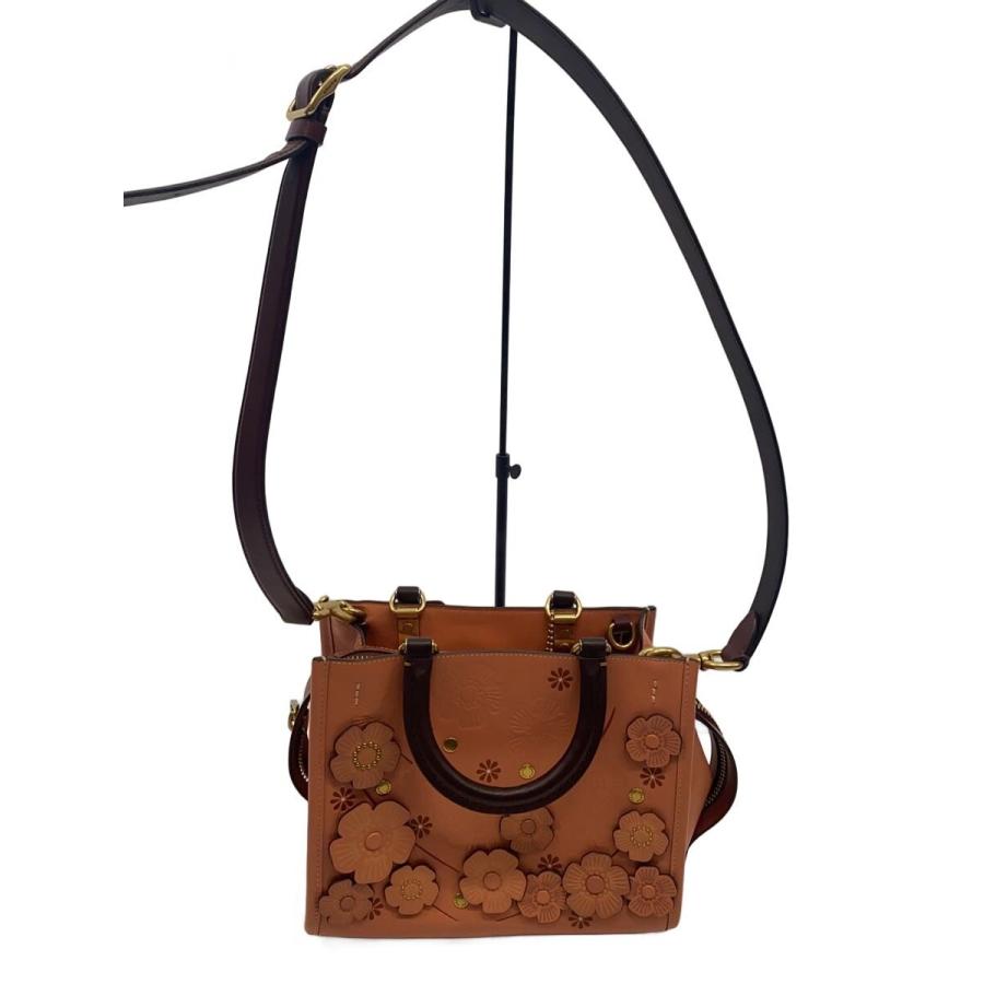 【極美品】COACH　2way ショルダーバッグ　ハンドバッグ　PVC 花柄 COACH(コーチ)ハンドバックショルダーバック2wayフラワー