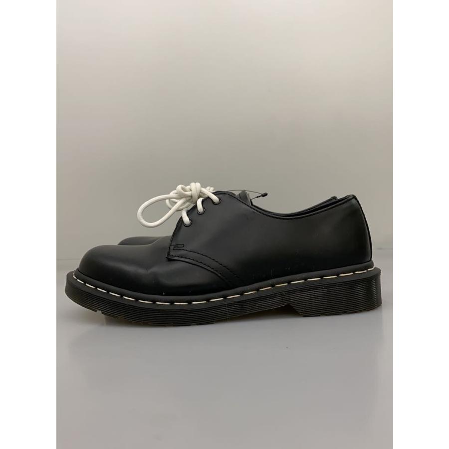 Dr.Martens◇1461 ホワイトステッチ 3 ホール シューズ/UK8/BLK/24757
