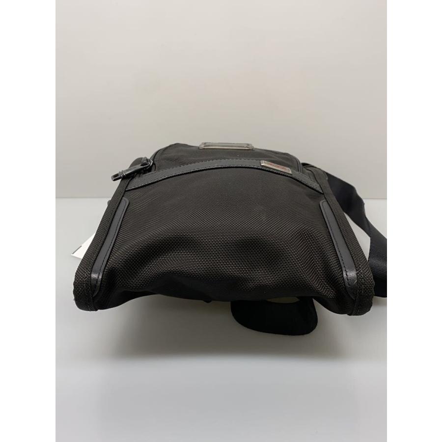 TUMI◇ALPHA 3/ポケットバッグスモール/ショルダーバッグ/ナイロン/BLK 