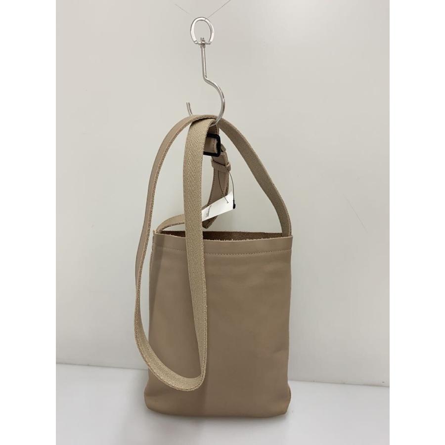 ［新品未使用］agnes b. PAH02-03 PETER ベージュ agnes b.◇Peter レザーショルダーバッグ/牛革/BEG/PAH02Z-03