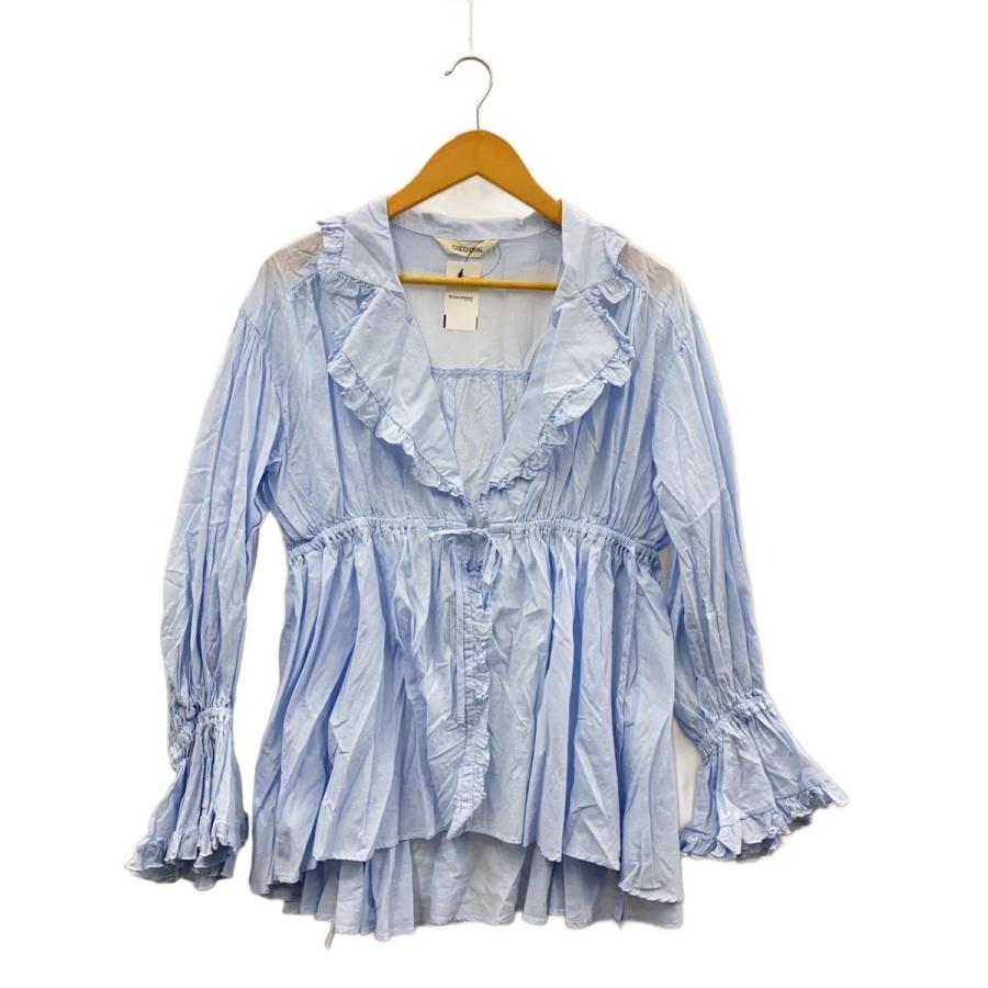 COCO DEAL◇26SS/オープンカラーフリルブラウス/長袖ブラウス/2 