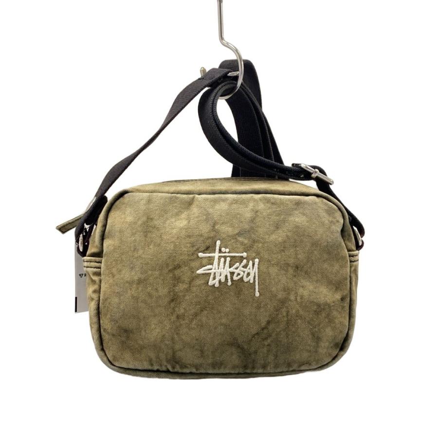 STUSSY◇CANVAS SIDE POUCH/ショルダーバッグ/--/BRW/134255