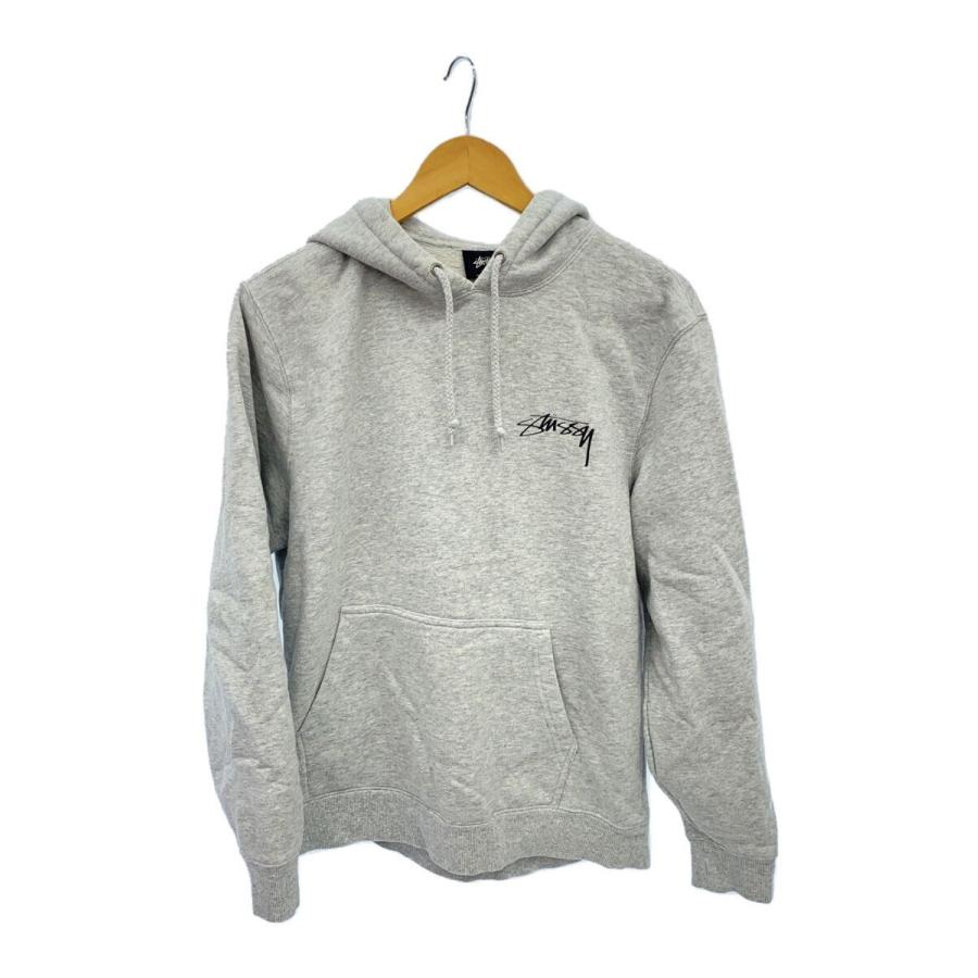STUSSY◇パーカー/S/コットン/GRY/プリント/z4000sas19/ローズプリント