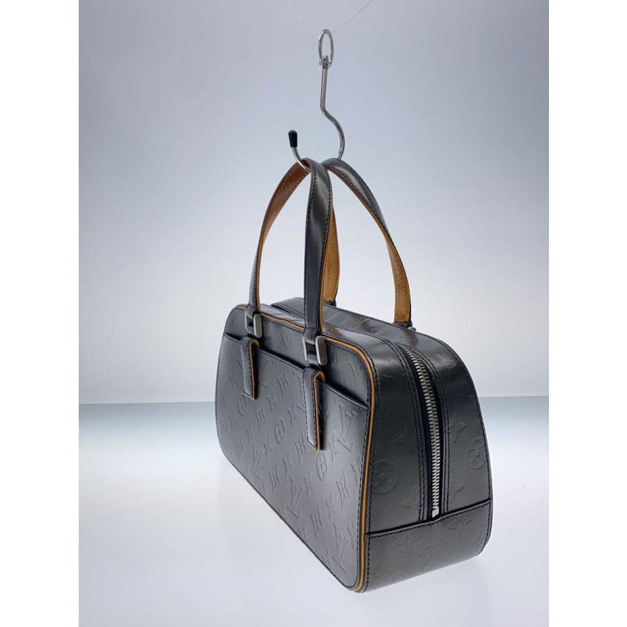 LOUIS VUITTON◇シェルトン_モノグラム・マット_BLK/レザー/BLK