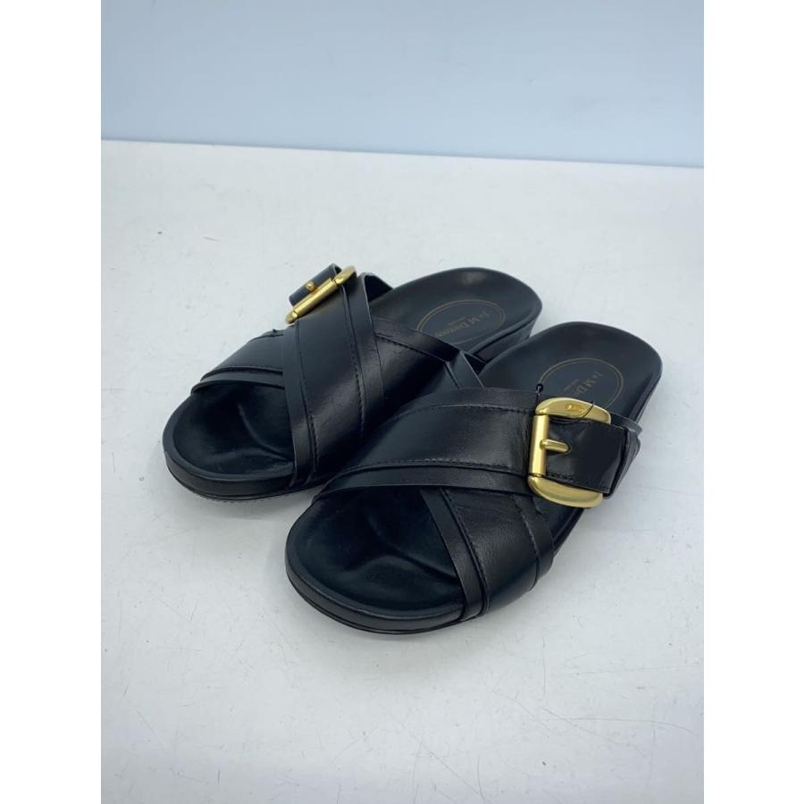 J&M DAVIDSON◇CROSSOVER SANDAL/サンダル/38/BLK/レザー// : セカンド