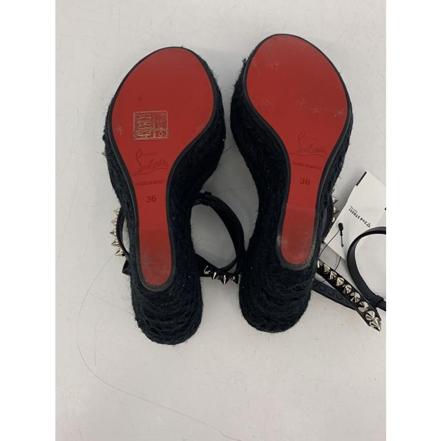 Christian Louboutin◇サンダル/36/BLK/? NULL ? : セカンドストリート