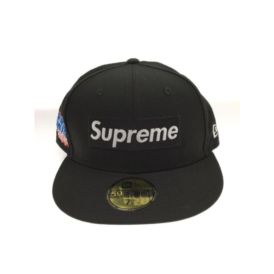 Supreme◇キャップ/7 1/4/ウール/BLK/メンズ/21AW/Undisputed Box Logo-