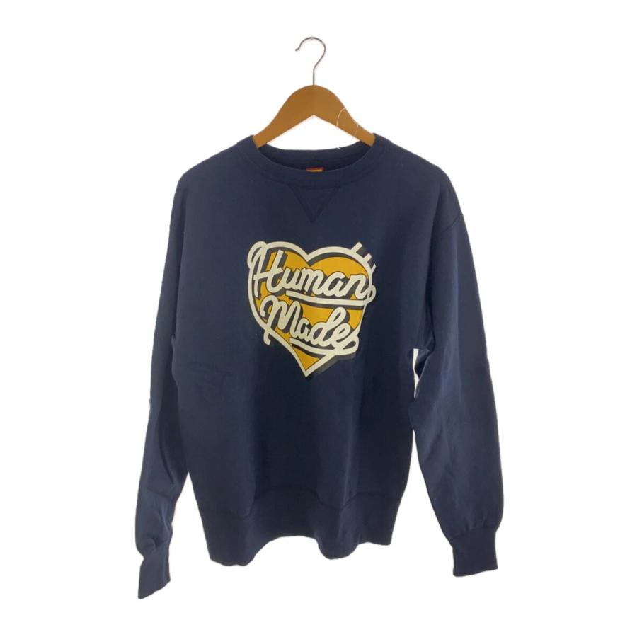 HUMAN MADE◇24AW/TSURIAMI SWEATSHIRT/スウェット/L/コットン/NVY
