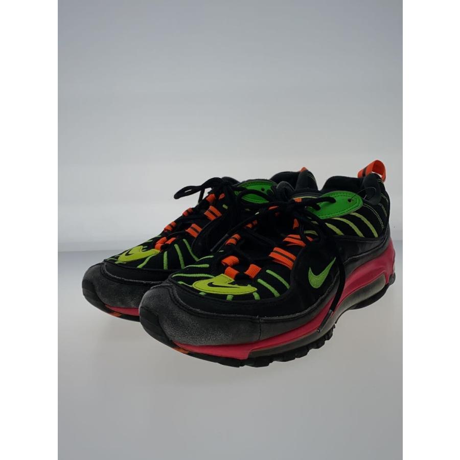 NIKE◇AIR MAX 98 NEON/エアマックスネオン/ブラック/CI2291-083/26cm 