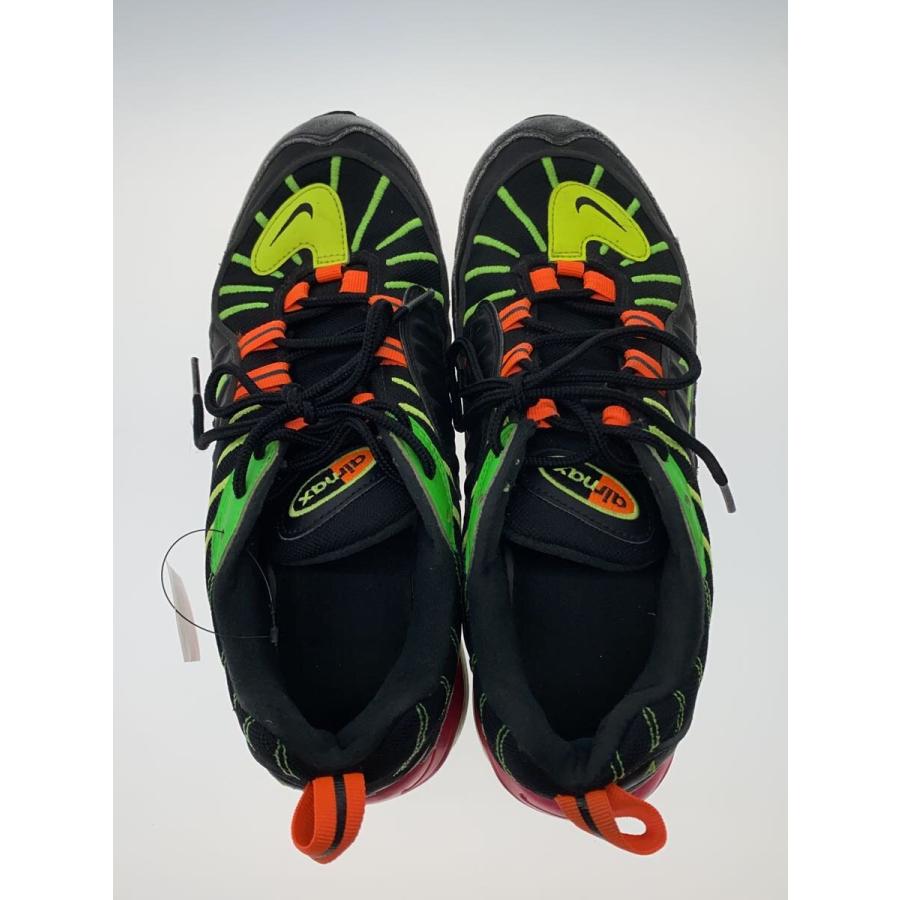 NIKE◇AIR MAX 98 NEON/エアマックスネオン/ブラック/CI2291-083/26cm 