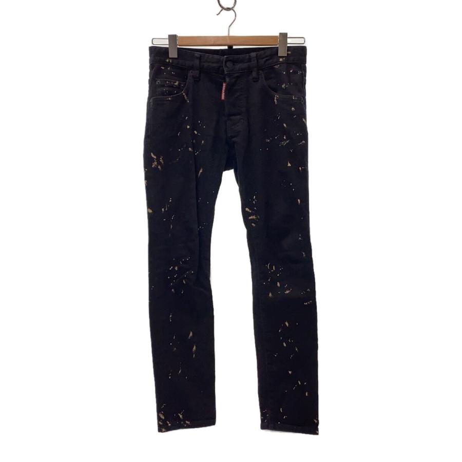 DSQUARED2◇ボトム/42/コットン/BLK/S79LA0071 S30564// : セカンド 
