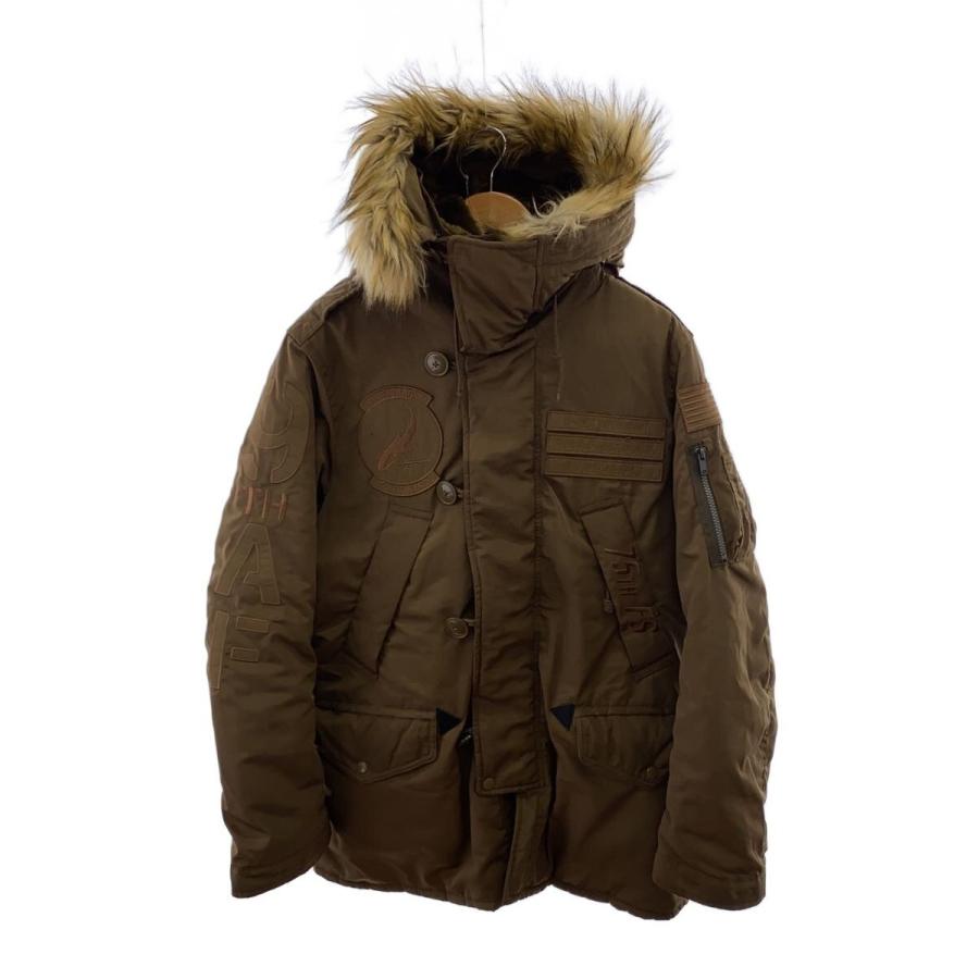 AVIREX / ミリタリージャケット/タイガーシャークス N-3B ジャケット/L/6172143 AVIREX◇N-3B/TIGER SHARKS/フライトジャケット/L/BRW/6172143