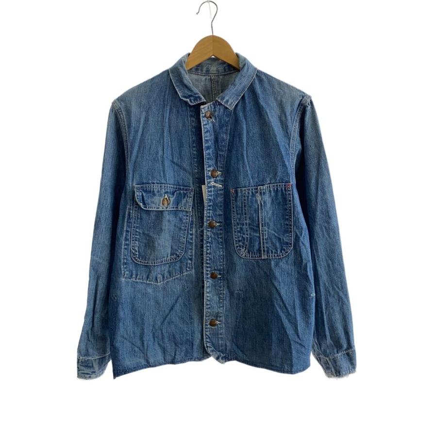 PAYDAY◇推定50-60S/ポケット2つ欠損/カバーオール/--/デニム/IDG/無地