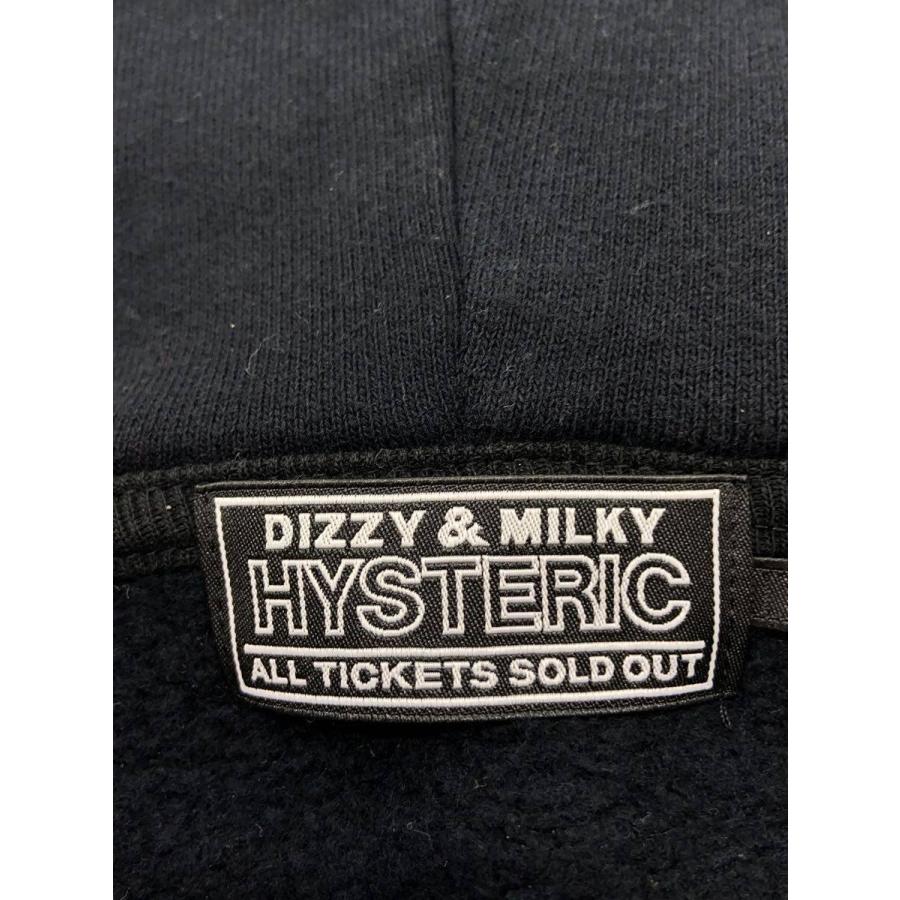 HYSTERIC GLAMOUR◇IM IT 裏毛ジップパーカー/L/コットン/BLK