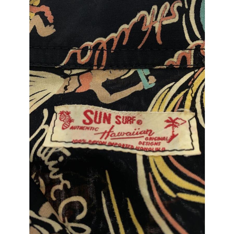 SUN SURF◆アロハシャツ/--/--/BLK/総柄｜ssol-shopping｜03